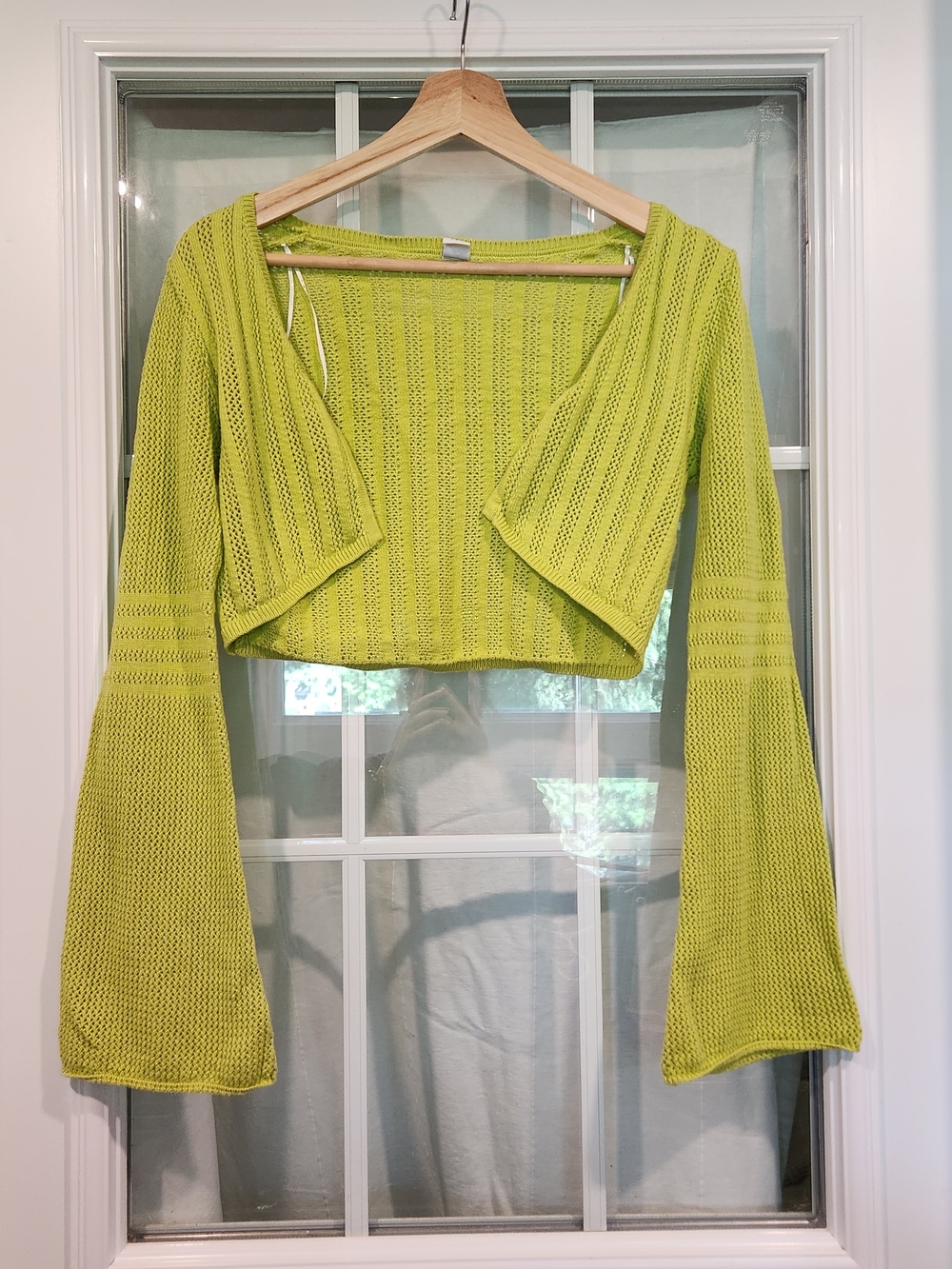 Simons Lime Green Knitted Cardigan